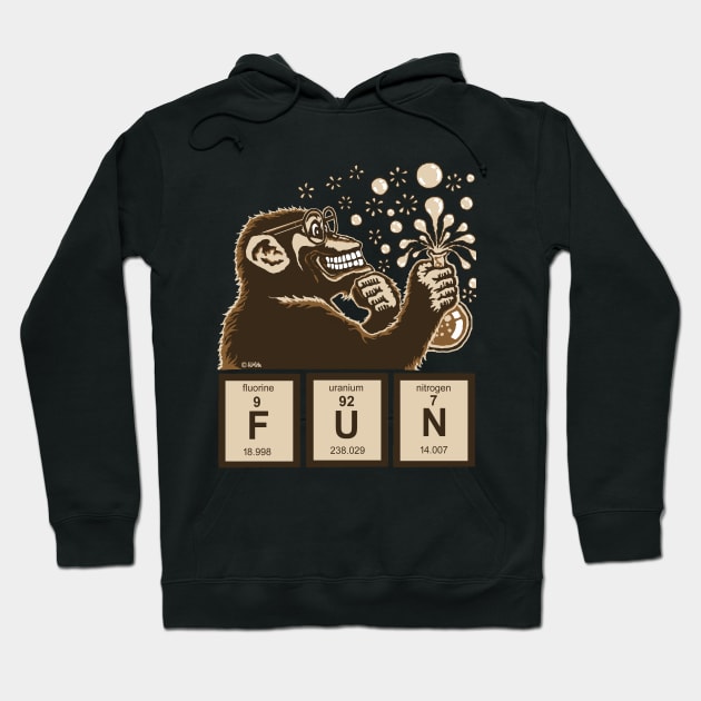 Chemistry monkey discovered fun Hoodie by NewSignCreation